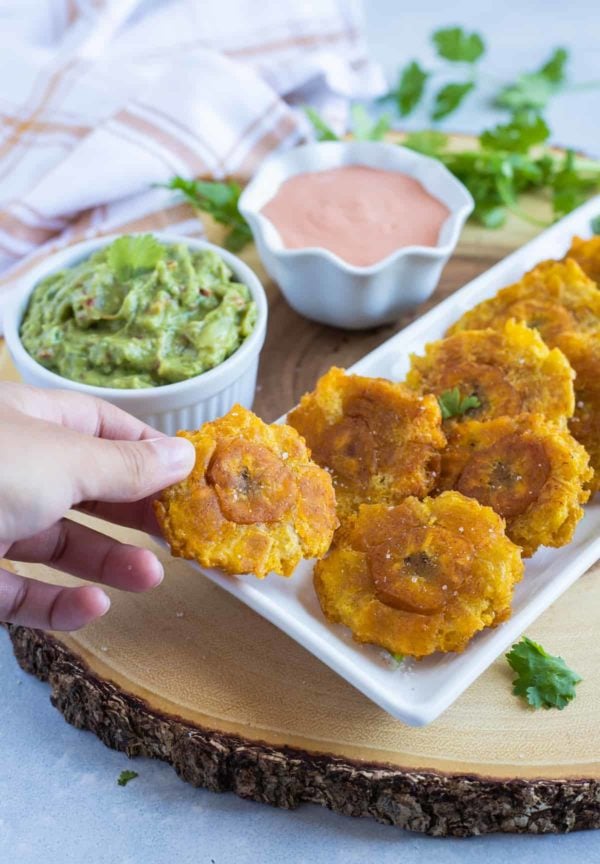 Tostones (Fried Green Plantains) - My Dominican Kitchen