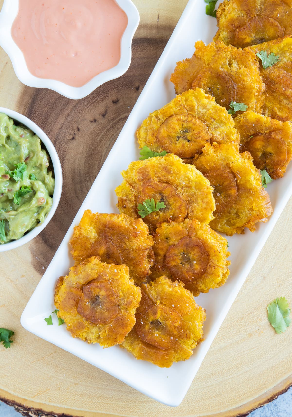 How To Make Tostones (Twice-Fried Green Plantains) - A Sassy Spoon