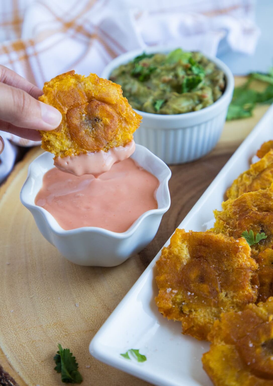 Tostones (Fried Green Plantains) - My Dominican Kitchen