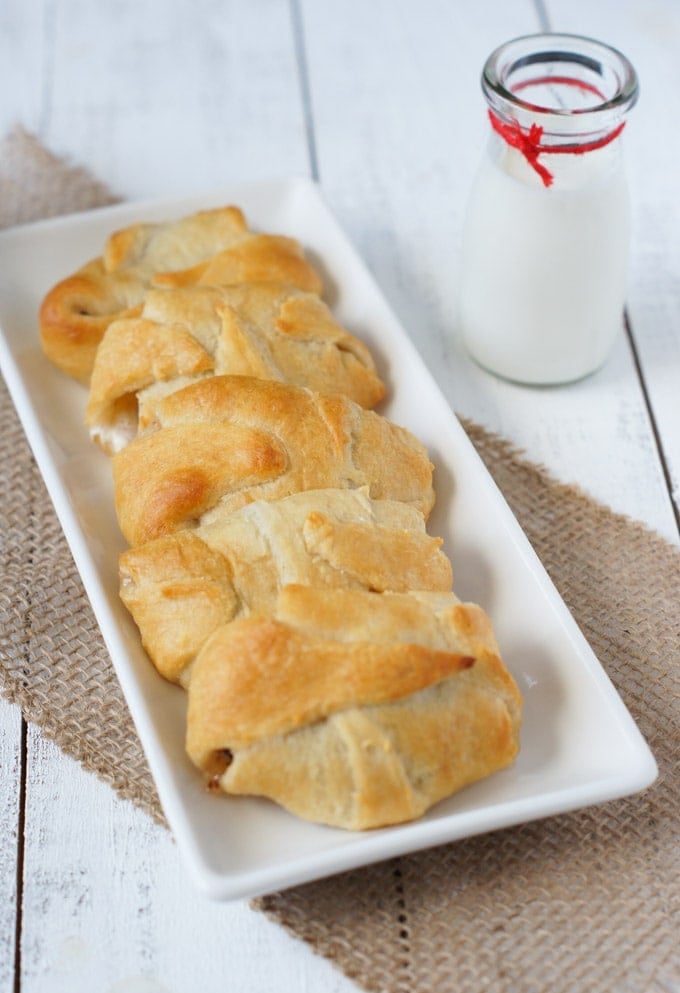 A tray of pastries.