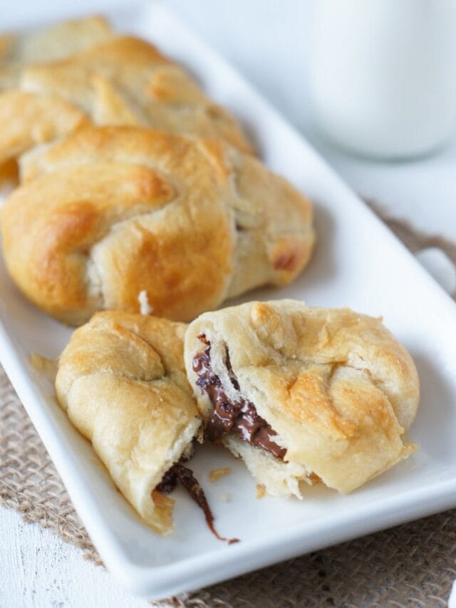 Decadent S'mores Crescent Rolls Chocolate Marshmallow Filled Treat