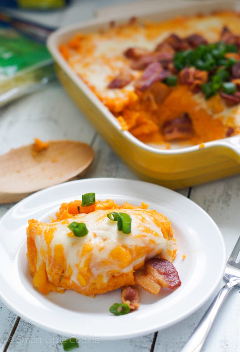 Easy Loaded Sweet Potato Casserole - My Dominican Kitchen