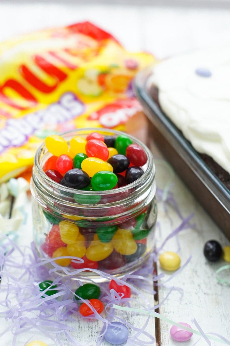 A jar of candy.