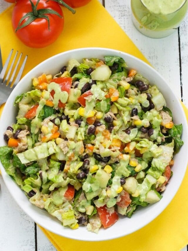 How to Make Tuna Black Bean Chipotle Salad My Dominican Kitchen