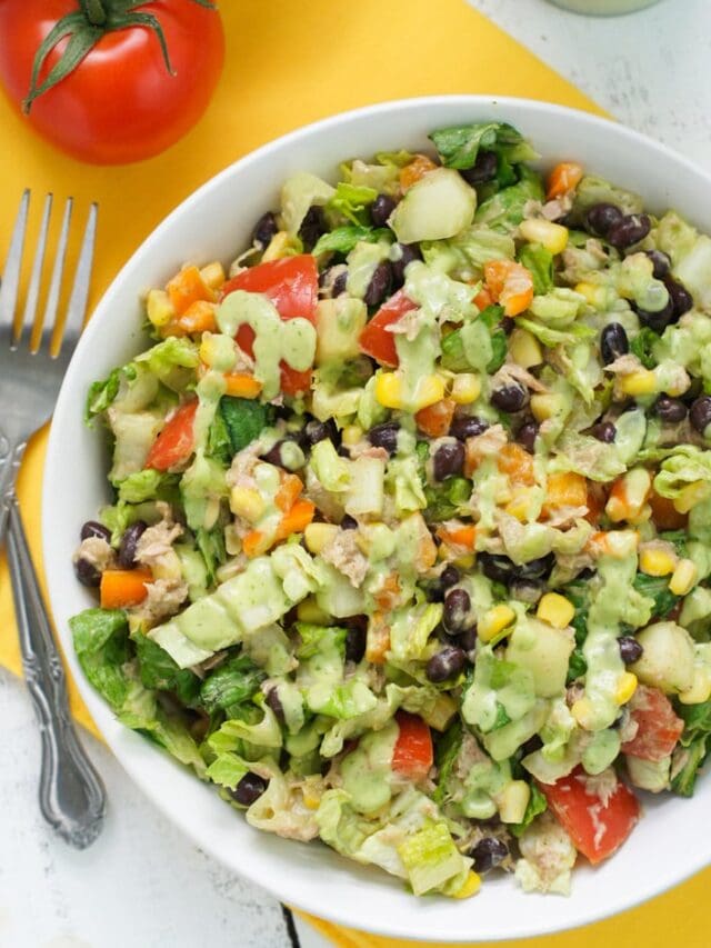 Vibrant Tuna Black Bean Chipotle Salad A Delightful Fiesta of Flavor
