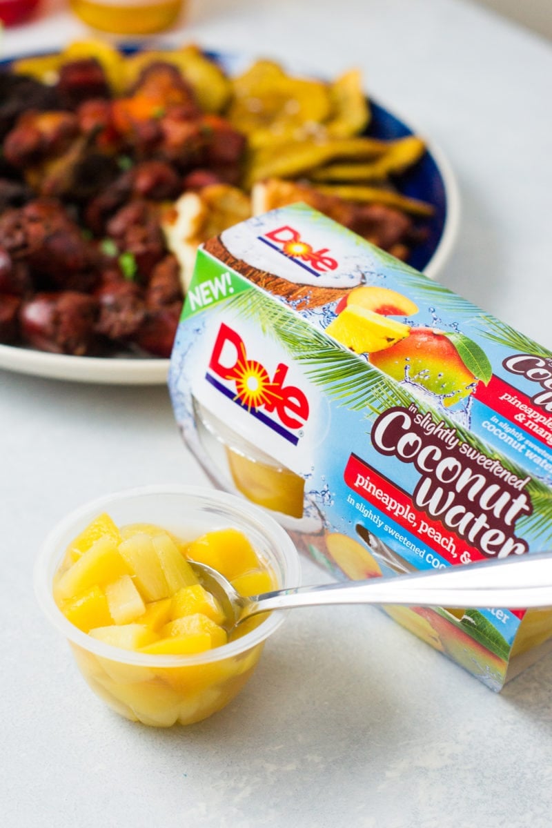 A package of Dole fruit cups.