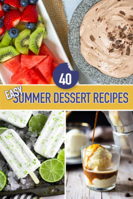 40 Easy Summer Desserts Collage