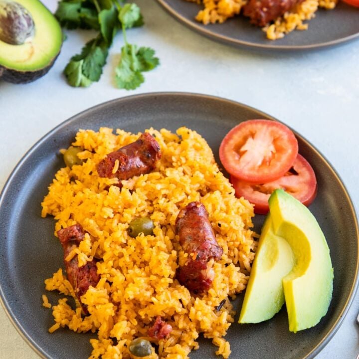 Locrio de Salami (Dominican Rice with Salami) My Dominican Kitchen