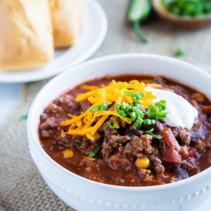 The Best Slow Cooker Chili Recipe (Step-By-Step Instructions) - My ...