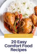 easy comfort food recipes text overlay 4