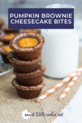 stocked brownie bites with a glass of milk pinterest 2