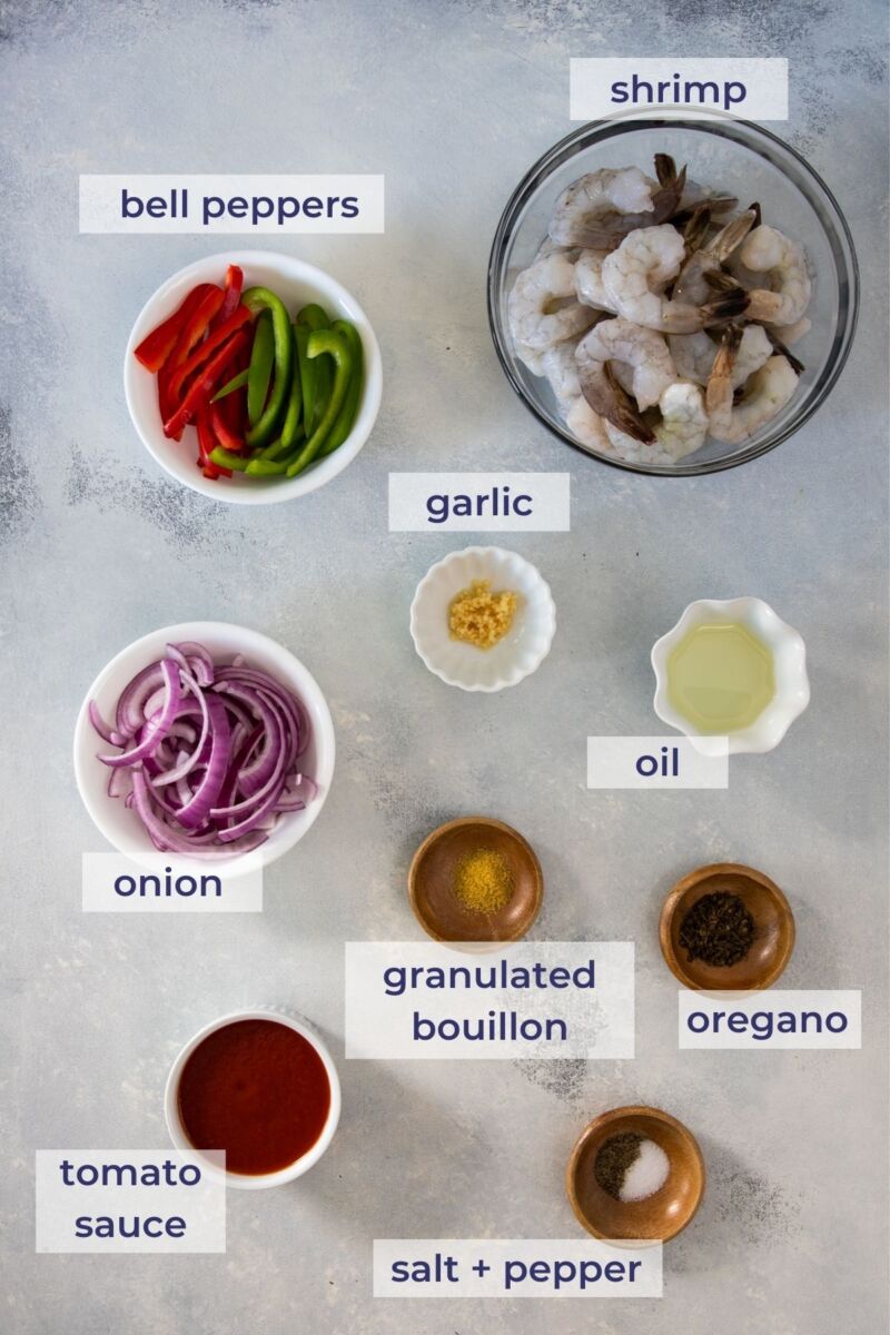 Ingredients to make the recipe.