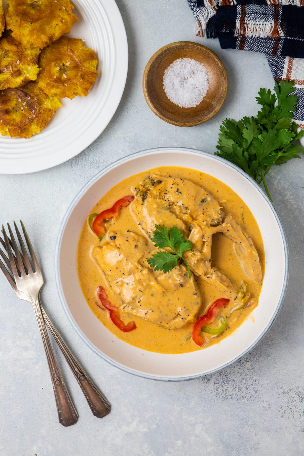 Banana Leaf-Grilled Fish with Coconut-Cilantro Sauce