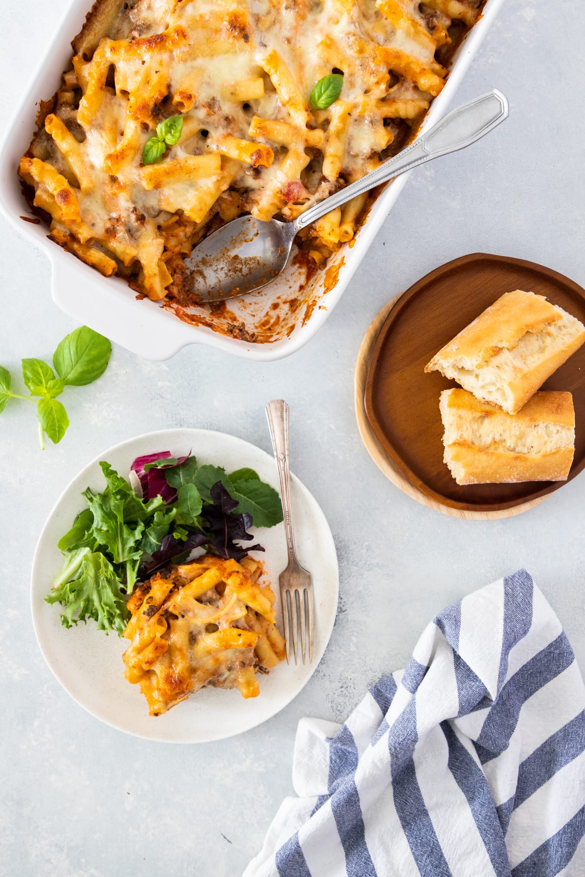 Ground Beef and Ricotta Baked Ziti - My Dominican Kitchen