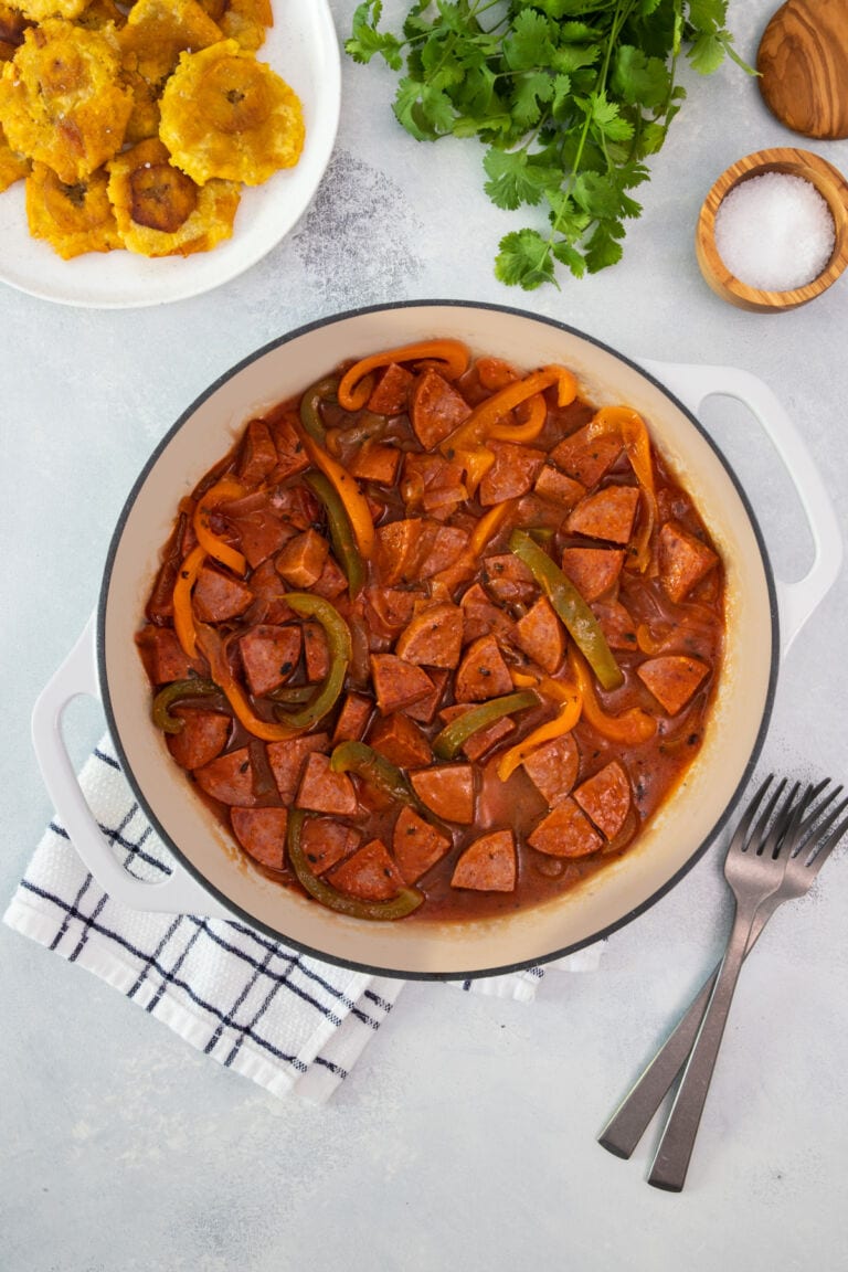 How to Make Dominican Salami Guisado My Dominican Kitchen